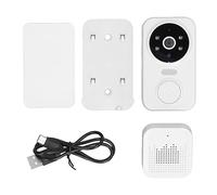 Ring Video Doorbell Camera Smart Wireless Doorbell Camera para Seguridad en el Hogar 1080P Video Recording Night Vision 2 Way Voice Wireless WiFi Video Doorbell con Lente Gran