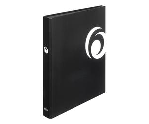 Ringbuch Fresh Colour 2R A4 sw maX.file FSC Negro