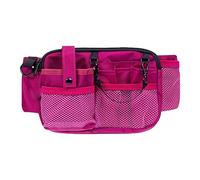 Riñonera multifunción para herramientas práctica, bolsa de cinturón pequeña para enfermeras, organizador de herramientas diseñado para trabajadores de la salud, Rosa roja.