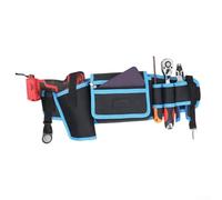 Riñonera resistente con cinco bolsillos de almacenamiento, impermeable, material Oxford 600D, correa ajustable para uso profesional