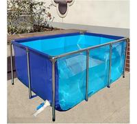 Rio independiente para interiores con panel de visualización de acero y PVC para estanques, tanque ideal para koi y peces y diseño flexible para uso doméstico