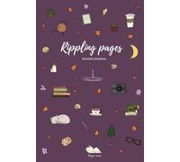 Rippling Pages - Reading Journal: Reading tracker notebook - 100 review pages + reading bingo + goals + this or that + book of the year... - Reading Doodle Collection - Plum Color