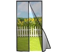 Risareyi Mosquitera Ventana Magnetica 60x115cm, Negro Ventana de Malla más Gruesa Antimosquitos Cortina Mosquitera Puerta con Imanes, con Cinta Adhesiva