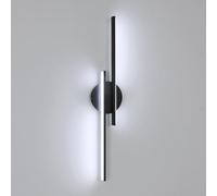 Riserva Aplique Pared LED Interior 24W, 6500K Blanco Frío, Negro, 60cm