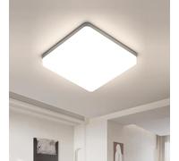 Riserva Plafon LED Techo Cuadrada 36W, IP44, 4500K Blanco Natural, 23cm