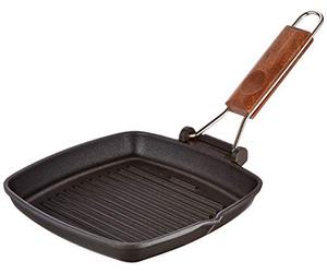 Risoli M93936 - Asador de aluminio fundido mango plegable, 90 20 x 20 x 2.5 cm
