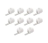 Risveglio 10 bloques de terminales de 25 mm2 para disyuntor de barra | Caja de distribución, conectores de cable de corriente nominal de 63 A con carcasa de plástico, solución de cableado de panel