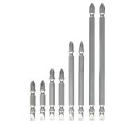 Risveglio 10 puntas de destornillador de doble cabeza PH2 x 6 mm, tornillos ranurados para taladro eléctrico de aleación de acero, 50-200 mm, 100 mm