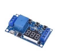 Risveglio 4 relés de tiempo programables CC 6V-30V, interruptor temporizador de retardo de ciclo con polaridad inversa para protección, para apagado automático y para ahorrar memoria