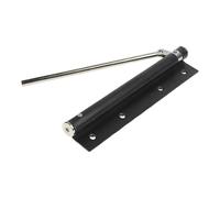 Risveglio Acero inoxidable hidráulico para cierrapuertas automático fuerza ajustable 30-50 kg seguridad contra incendios cierre suave puertas interiores de madera para negro