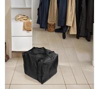 Risveglio Bolsa de transporte portátil para parrilla de carbón, funda de tela Oxford resistente, para camping, picnic, playa, color negro, 58 x 36 x 41 cm