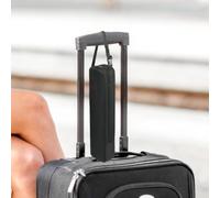 Risveglio Bolsa protectora de nailon portátil para plancha de vapor, funda de viaje con acolchado suave y correa para colgar, organizador compacto, 44 x 24 cm, color negro