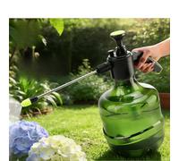 Risveglio Botella pulverizadora a presión de 4 litros con boquilla ajustable, pulverizador de niebla continua con un solo botón, plantas de jardín, limpieza de coche y refrigeración de mascotas, riego