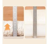 Risveglio Colchón de látex para bolsa de almacenamiento al vacío, para movimiento de saco de compresión grande, funda protectora de polietileno PA 180 x 85 cm