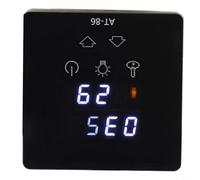 Risveglio Controlador de temperatura del calentador de la sauna, accesorios de la sauna del vapor del panel de control para el baño de vapor, temporizador ajustable 30M-12H
