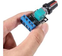 Risveglio Controlador de velocidad de motor PWM DC 5-16V 10A módulo regulador de voltaje con regulador LED e interfaz de control de potenciómetro continuo