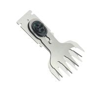 Risveglio Cuchilla de metal de repuesto para WORX WG801 de 4 pulgadas, cortador de doble cara para herramientas de poda de jardín, setos, hierba, color plateado, 1 paquete