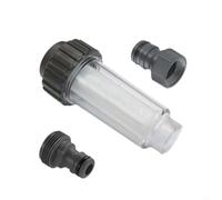 Risveglio Filtro de agua de malla 150 para Karcher K2 K3 K4 K5 K6 para limpiadores k7, conexión de salida de entrada G3/4, clasificación de presión de 175 PSI, desechos transparentes