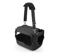 Risveglio Funda protectora de EVA para Jackery para Explorer 1000 para v2, bolsa de almacenamiento con puerto para acceso, funda resistente a los arañazos para camping y viajes, color negro