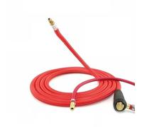 Risveglio Manguera de cable de soldadura TIG refrigerada por aire de 10 pies, flexible integrada, conectores rápidos de 8 mm WP9 WP17 para antorcha