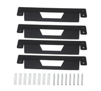Risveglio Paquete de 2 soportes de montaje de metal para ToughBuilt para sistema de almacenamiento Stacktech, tacos de pared de hierro resistentes para cajas de herramientas (4 piezas)