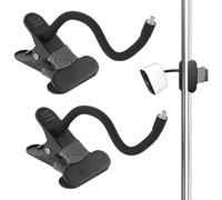 Risveglio Paquete de 2 soportes flexibles de cuello de cisne para cámara EufyCam 2C 2C para Pro 3 3C y para anillo, soporte ajustable de metal con tornillo de 1 4 pulgadas, abrazadera para interiores