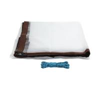 Risveglio Película aislante transparente térmica para uso en exteriores, cubierta impermeable para terraza y patio, 200 x 400 cm, clima para protección de muebles