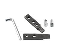 Risveglio Removedor de fracturas de tuberías, válvula angular para extractor de cables rotos, reparación de grifos extractores de tornillos de metal, 7,5 cm, color plateado