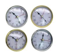 Risveglio Repuesto de reloj de cuarzo de 80 mm, construcción de metal y | Repuesto de reloj de cuarzo de 80 mm, construcción de metal de plástico para esferas de reloj de números romanos o arábigos