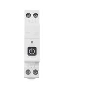 Risveglio Smart Tuya Zigbee - Disyuntor de circuito ajustable 1-63 A, interruptor de riel DIN 1P+N con medición de potencia, control remoto por aplicación para uso industrial y doméstico