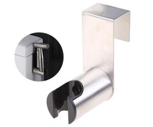 Risveglio Soporte para cabezal de ducha en 304 para acero inoxidable, para soporte rociador de bidé resistente, incluye tornillos de pared e inodoro para gancho de tanque, se adapta a duchas de mano