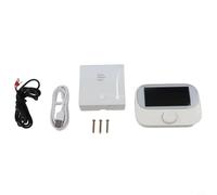Risveglio Termostato de caldera RF para Tuya Smart, controlador de habitación programable inalámbrico con perilla giratoria, pantalla LCD (WiTH3-sin wifi)