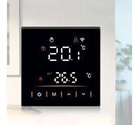 Risveglio Termostato WiFi Caldera de gas y calefacción por suelo radiante, control de aplicación Tuya, activación por voz, horario programable, pantalla LCD
