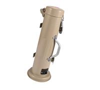 Risveglio Tubo de almacenamiento de varilla de soldadura de 5 kg, contenedor de aluminio a prueba de humedad, electrodos de 400 mm con función de calefacción, funda portátil de 120 W