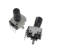 RISWEKFW 10 Uds Rv09 Eje Vertical de 12,5mm 1k 2k 5k 10k 20k 50k 100k 0932 Resistencia Ajustable 9 Tipo potenciómetro de Sello de 3 Pines(RV09 B2K 10PCS)