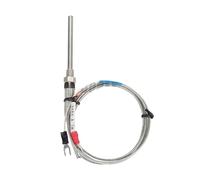 RISWEKFW Termopar de Tornillo 1/2/3m Tipo KEJ PT100 25/50/75/100/150/200/250/300mm Sensor de Temperatura de sonda de Resorte de compresión(2M M8 K Type,Probe Length 150mm)