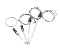 RISWEKFW Varilla de Temperatura termopar Tipo K/E, Sensor PT100, Resistencia térmica de Platino, Resistente al Agua, Control de Horno M12, 1 Uds.(PT100 2M,50mm)