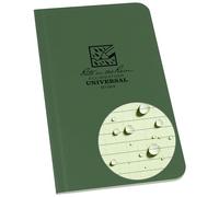 Rite in the Rain 964 - Cuaderno para todas las estaciones, tapa blanda, 8,9 x 15,2 cm, tapa verde, universal, 6 x 3,5 x 0,25 cm, color verde