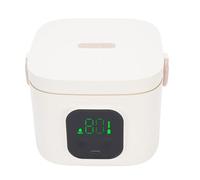 RiToEasysports Fiambrera con Calefacción de 25W, Calentador de Alimentos a Batería con Contenedor de Acero Inoxidable de 500ML para Viajes y Escuela