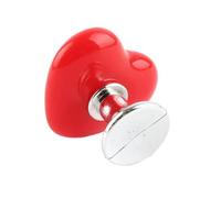 RiToEasysports Reemplazo de Descarga de Botón de Inodoro en Forma de Corazón Sólido Atractivo Fácil de Instalar para Inodoros 1 Unidad (rojo)