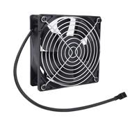 RiToEasysports Ventilador de Parrilla de Carbón Modelo 12038, Ventilador Ahumador Eficiente de 2 Cables con Cubierta a Prueba de Polvo para la Serie Gravity 560 800 1050