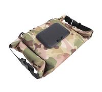 Riuulity Dispensador de Toallitas Húmedas para Viaje, Camping, Soporte Duradero para Colgar para Coche, Oficina, Hogar, Diseño Extraíble para Actividades Al Aire Libre, Bolsa de Lona Portátil para