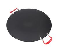 Riuulity Parrilla Coreana Antiadherente, Parrilla Redonda para Barbacoa con de Silicona para Acampar y Barbacoa Al Aire Libre (Tamaño grande 3,8x7,8 cm)