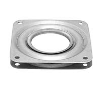 Riuulity Placa Giratoria con Rodamiento Giratorio de Alta Resistencia, Placa Giratoria Lazy Susan con Rodamiento de Bolas Doble Suave de 360 Grados para Muebles, Sillas, Sillas de (72mm)