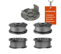 Rivershine F016800569 Bobina de repuesto compatible con Bosch EasyGrassCut 18 23 26 SL recortadora de césped con batería, diámetro de 1,6 mm - 5 m de longitud, compatible con desbrozadora con batería