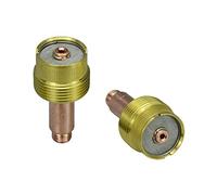 RIVERWELD 45V64 2.4 mm orificio Diametro largo Lente de gas TIG Cuerpos de coleta SR WP 17 18 26 Antorcha 2pk