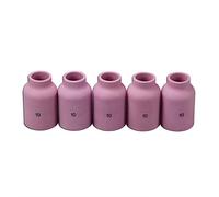 RIVERWELD 53N88 TIG Boquilla de aluminio para lente de gas SR DB WP 17 18 26 TIG 5 unidades