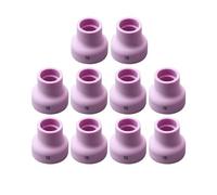RIVERWELD Boquillas de alúmina, copas cerámicas, tipo «Champagne R», 53NACN -16#, 16,0 mm para sopletes de soldadura TIG SR WP 9, 20, 17, 18 y 26, 10 unidades