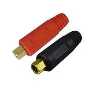 RIVERWELD EDKL10-25 - Cable de soldadura para panel de conexión conector rápido 200 A color rojo y negro paquete de 2 unidades