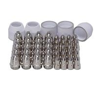 RIVERWELD P-80 Puntas de corte por plasma 1,3 mm 80A Electrodos Copa protectora Antorcha Kit de consumibles 45 piezas
